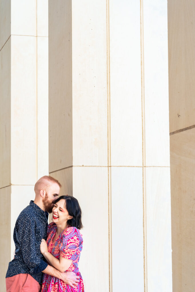 Dallas Couples Session at Hall of State in Fair Park Texas Wedding Photographer The MacMeekens