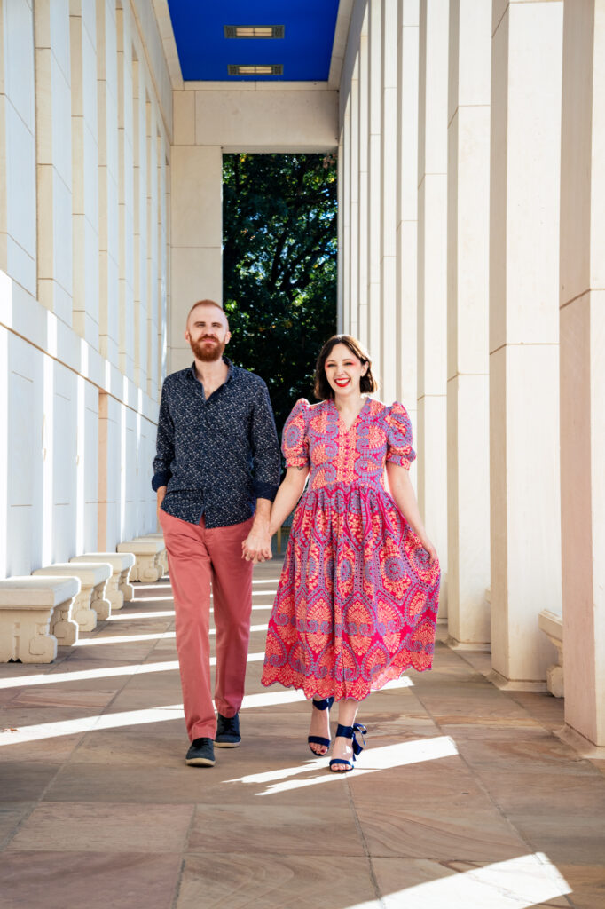 Dallas Couples Session at Hall of State in Fair Park Texas Wedding Photographer The MacMeekens