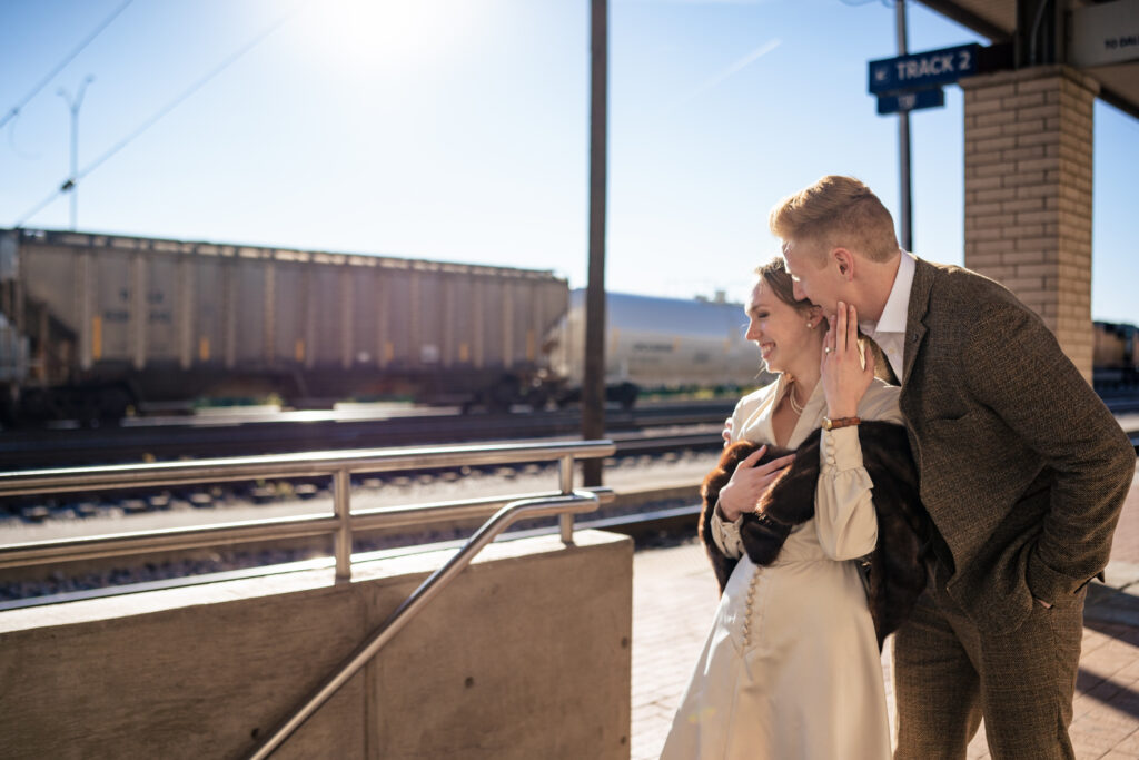 Fort Worth Vintage Hotel Engagement Session for Texas Bride and Groom Wedding at Hotel Crescent Court Dallas Wedding Photographers The MacMeekens